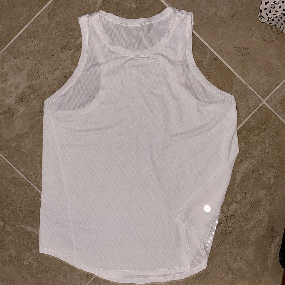 Lululemon Ultralight Hip-Length Tank Top |Size 6| White|Excellent Condition